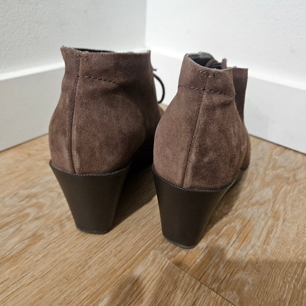 Cole Haan brown wedge bootie - Picture 4 of 5